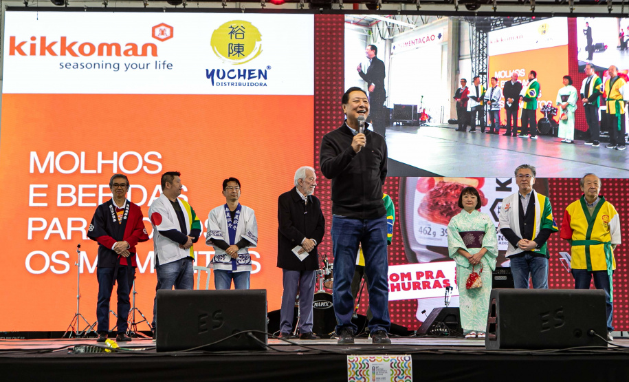Curitiba, 30 de junho de 2024 - O governador em exercício, Darci Piana, participa do 32º IMIN Matsuri – Festival do Imigrante Japonês, no Centro de Eventos Positivo - Parque Barigui.
