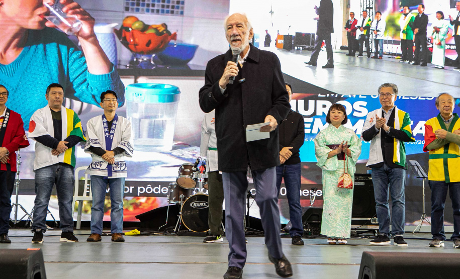 Curitiba, 30 de junho de 2024 - O governador em exercício, Darci Piana, participa do 32º IMIN Matsuri – Festival do Imigrante Japonês, no Centro de Eventos Positivo - Parque Barigui.