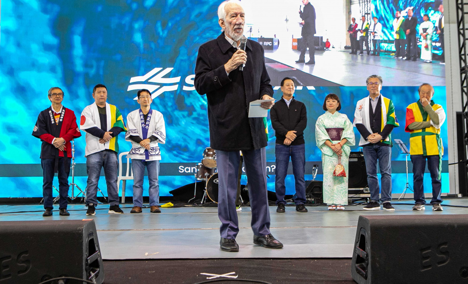 Curitiba, 30 de junho de 2024 - O governador em exercício, Darci Piana, participa do 32º IMIN Matsuri – Festival do Imigrante Japonês, no Centro de Eventos Positivo - Parque Barigui.