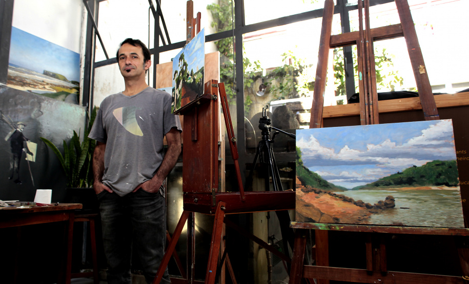 Maurício Valle é o novo residente do Museu Casa Alfredo Andersen