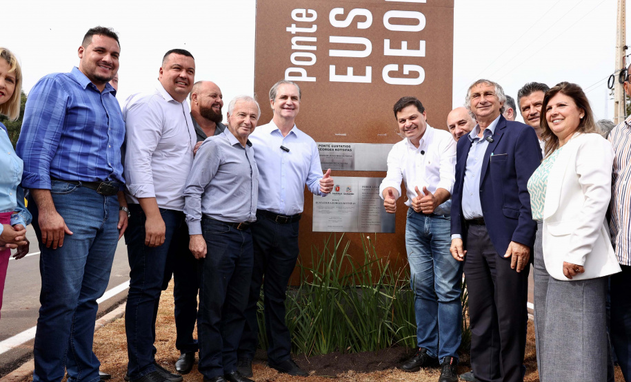 Inaugurada nova ponte ligando Maringá e Sarandi, na região Noroeste