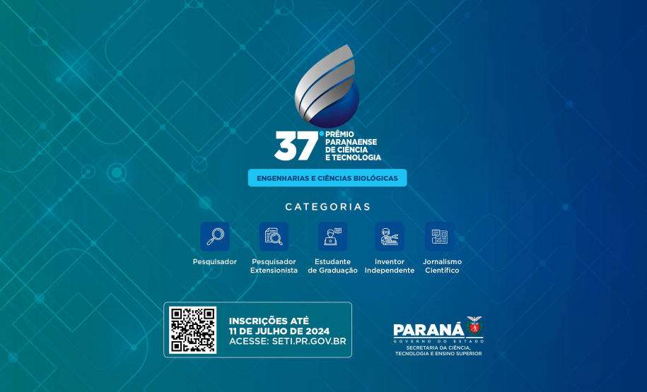 Estado recebe inscrições para premiação de ciência e tecnologia até julho