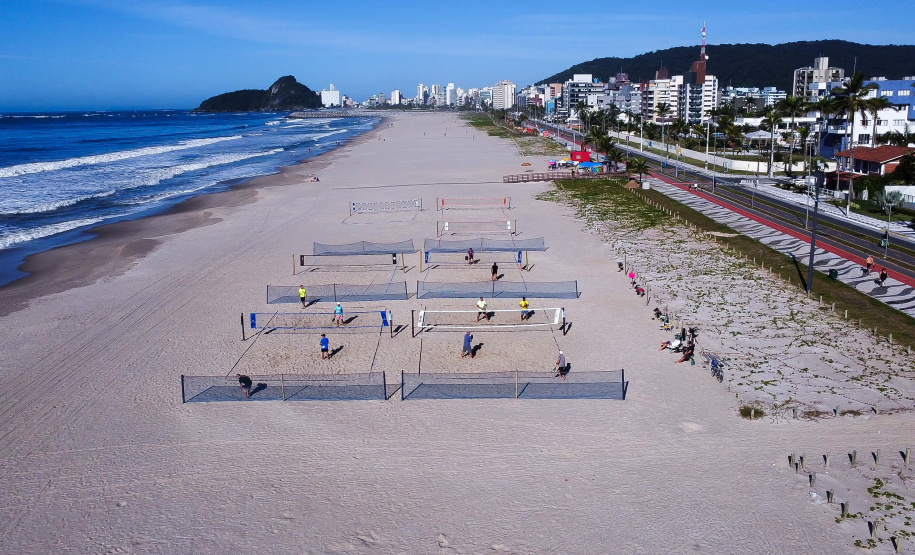 Obras de revitalização da orla de Matinhos alcançam 94,21% no mês de maio