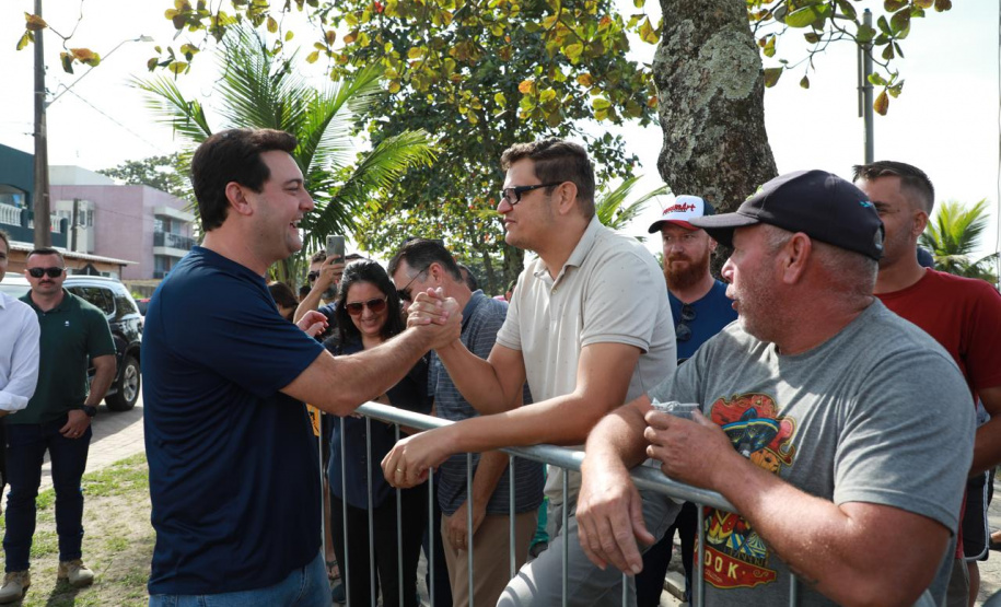 O governador Carlos Massa Ratinho Junior anunciou neste sábado (22), no balneário de Praia de Leste, o projeto de modernização da orla de Pontal do Paraná e um pacote de investimentos para a cidade que ultrapassará R$ 96 milhões