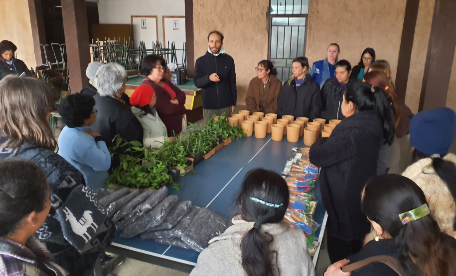 Sanepar apresenta à comunidade técnicas de cultivo de Plantas Alimentícias Não Convencionais (Pancs) e Plantas Medicinais