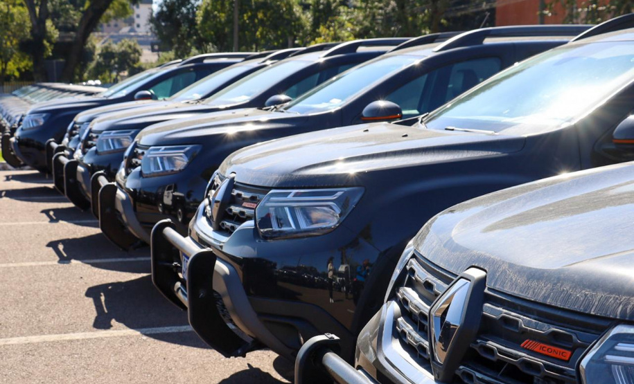 PCPR entrega 70 viaturas novas para diversas delegacias do Estado