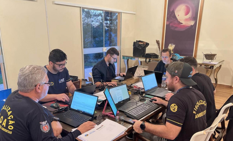 Técnicos do IAT aplicaram quase R$ 7 milhões em multa por desmatamento ilegal na região de Guarapuava.