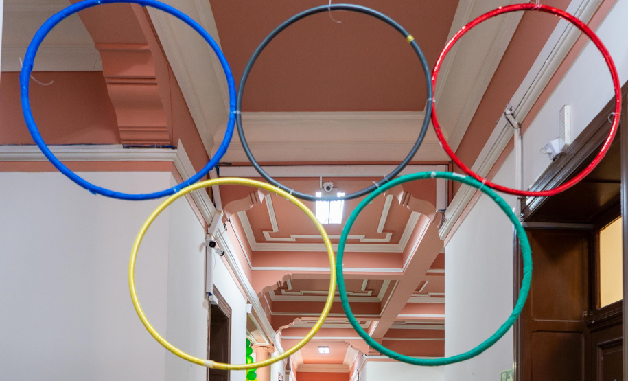 Aula de globalização: escolas estaduais mobilizaram alunos para a abertura das Olimpíadas