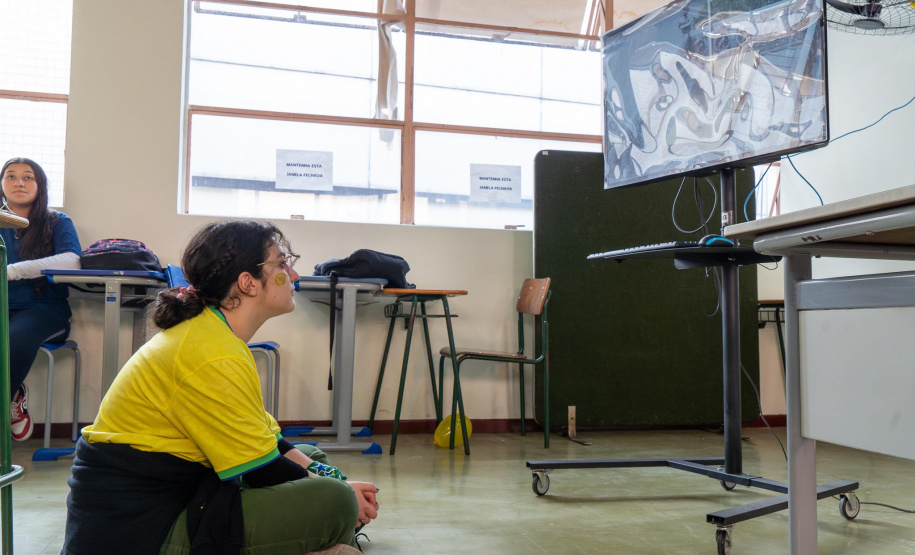 Aula de globalização: escolas estaduais mobilizaram alunos para a abertura das Olimpíadas