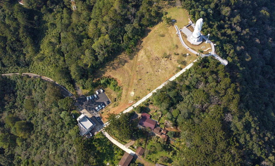 Escadaria Morro do Cristo Uniao da Vitória Foto Gilson Abreu