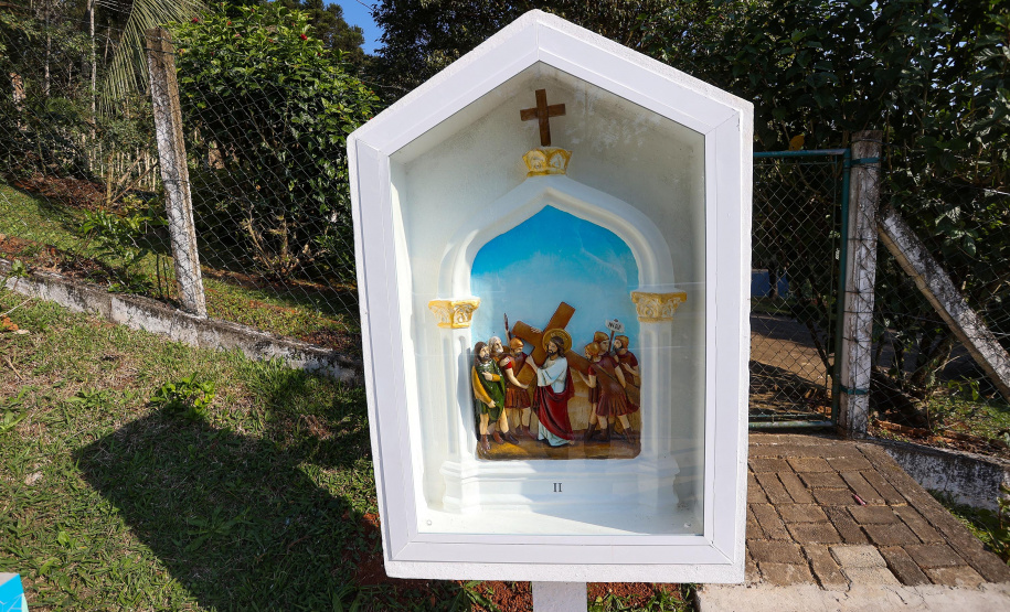 Escadaria Morro do Cristo Uniao da Vitória Foto Gilson Abreu
