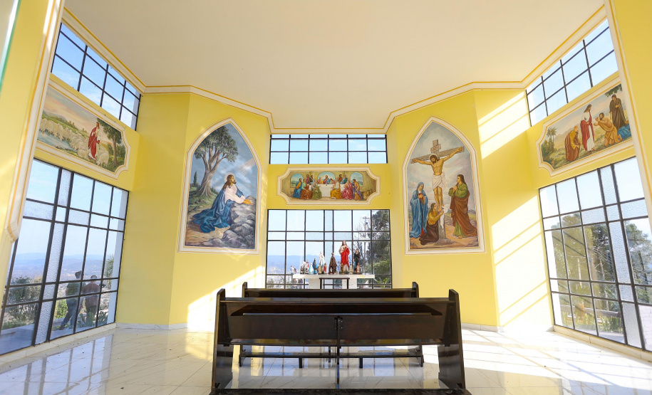 Escadaria Morro do Cristo Uniao da Vitória Foto Gilson Abreu