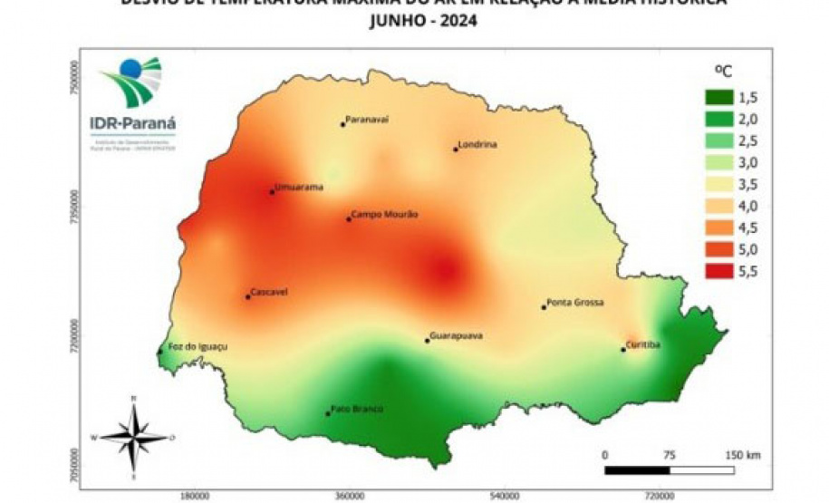 Boletim Agrometereológico do IDR-Paraná de junho