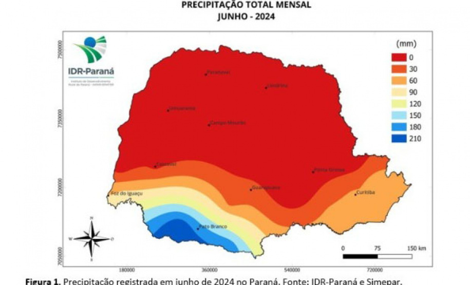 Boletim Agrometereológico do IDR-Paraná de junho