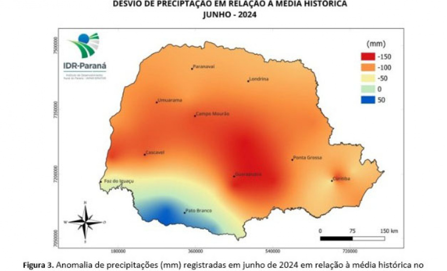 Boletim Agrometereológico do IDR-Paraná de junho