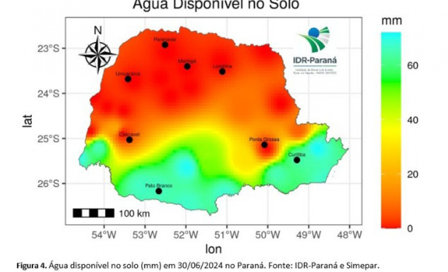 Boletim Agrometereológico do IDR-Paraná de junho