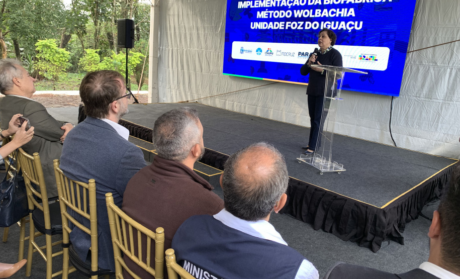 Paraná solta os primeiros mosquitos do “Método Wolbachia” na inauguração da biofábrica, em Foz do Iguaçu