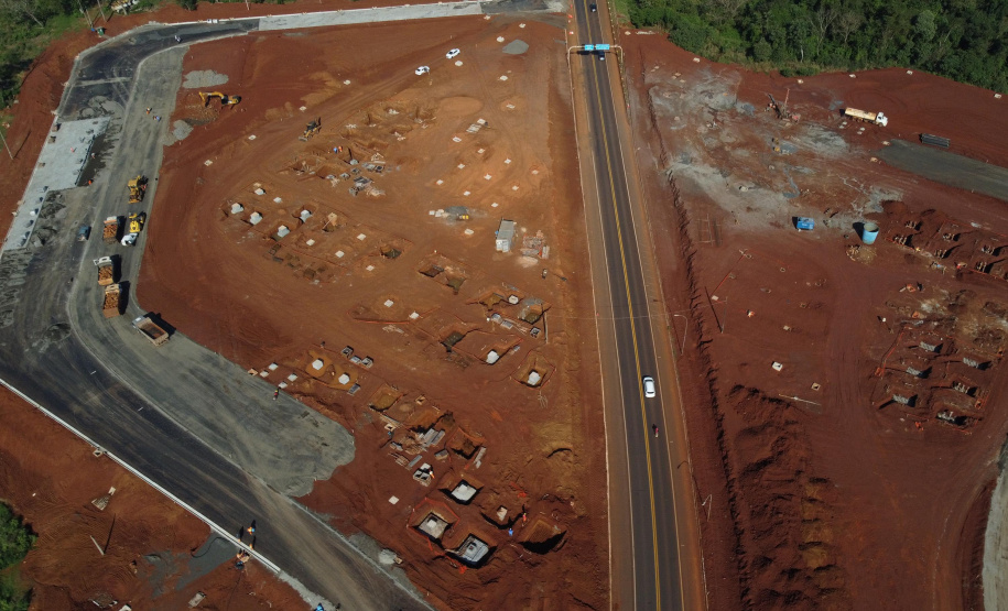35%: Rodovia Perimetral Leste de Foz do Iguaçu ultrapassa um terço de execução