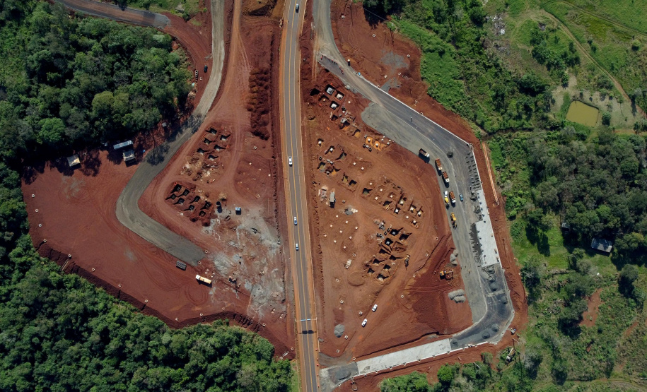 35%: Rodovia Perimetral Leste de Foz do Iguaçu ultrapassa um terço de execução