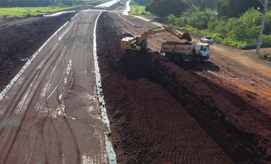 35%: Rodovia Perimetral Leste de Foz do Iguaçu ultrapassa um terço de execução