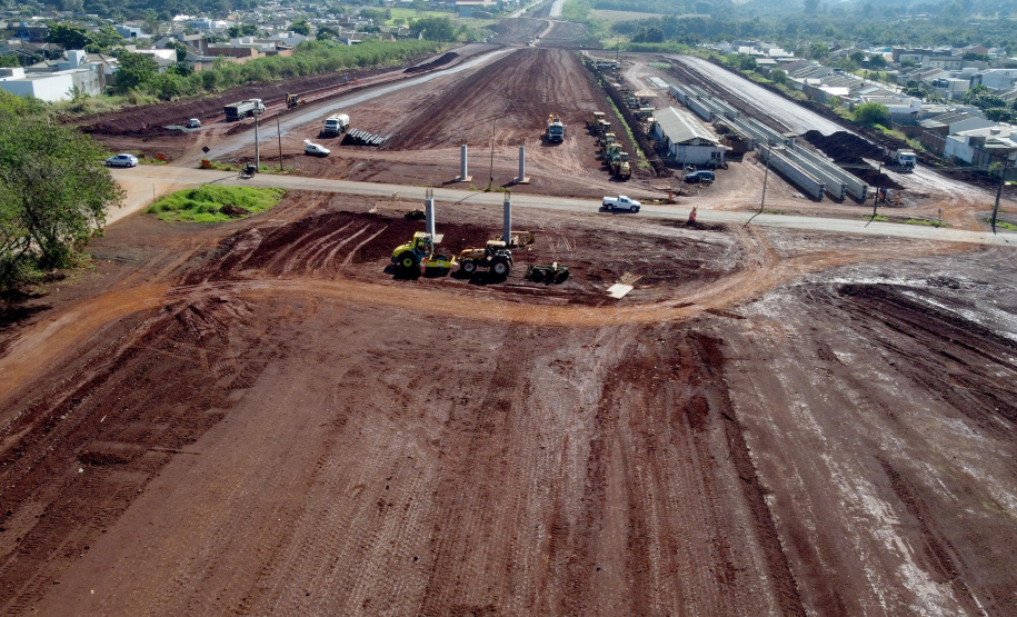 35%: Rodovia Perimetral Leste de Foz do Iguaçu ultrapassa um terço de execução