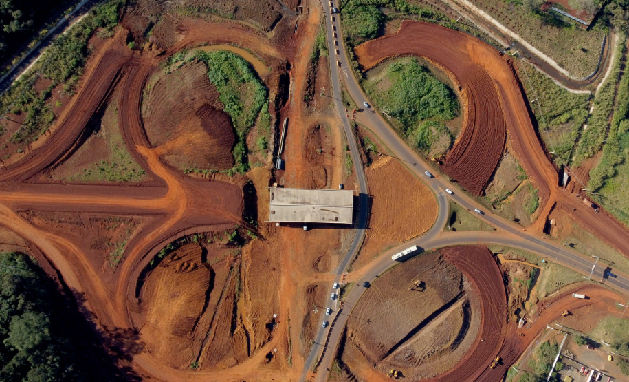 Perimetral Leste de Foz do Iguaçu  -  Aduana Brasil-Paraguai