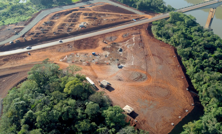 Perimetral Leste de Foz do Iguaçu  -  Aduana Brasil-Paraguai