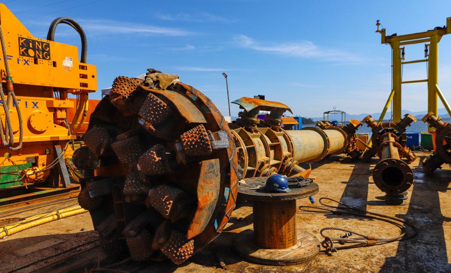 Com início do trecho estaiado, Ponte de Guaratuba chega a 11% de conclusão