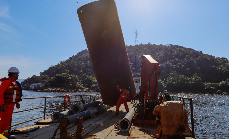 Com início do trecho estaiado, Ponte de Guaratuba chega a 11% de conclusão