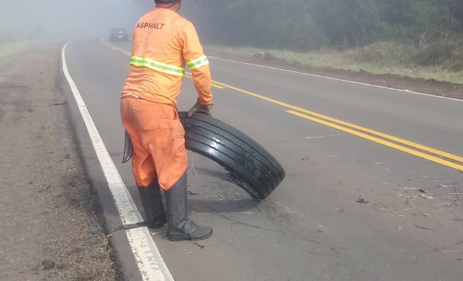 DER PR-170 Pinhão conservação de faixa de domínio