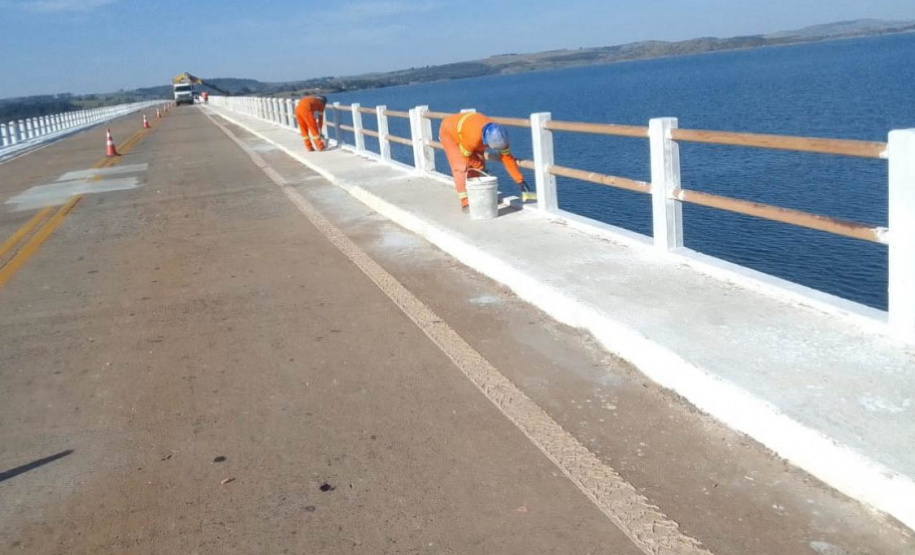 PR-218 e SP-249 Ponte da Represa de Chavantes reforma