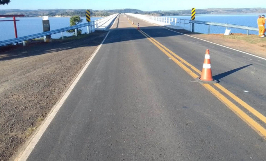 PR-218 e SP-249 Ponte da Represa de Chavantes reforma