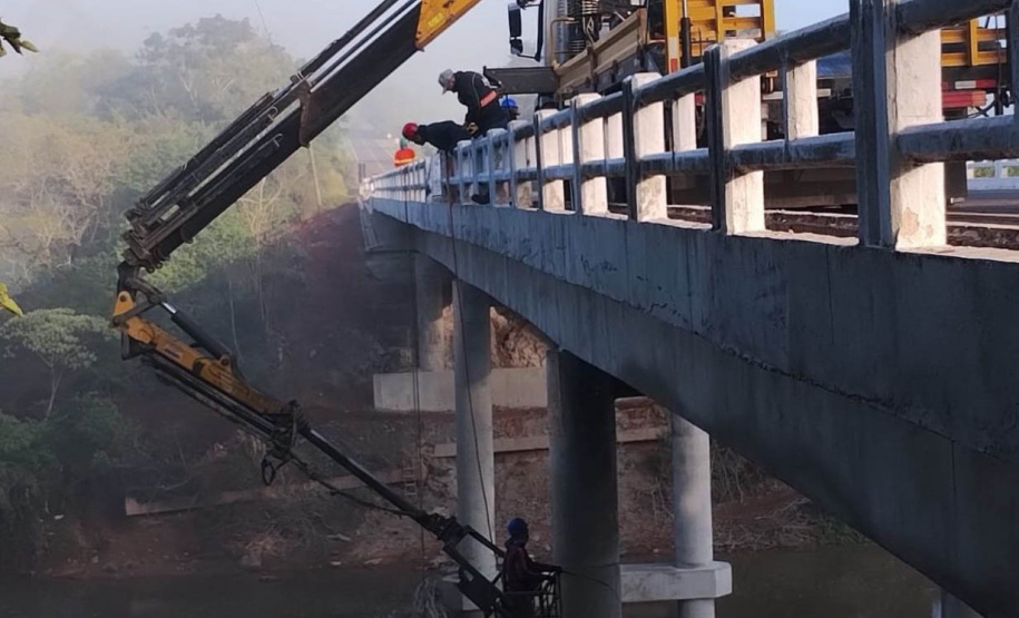 PR-439 reforma Ponte Rio das Cinzas