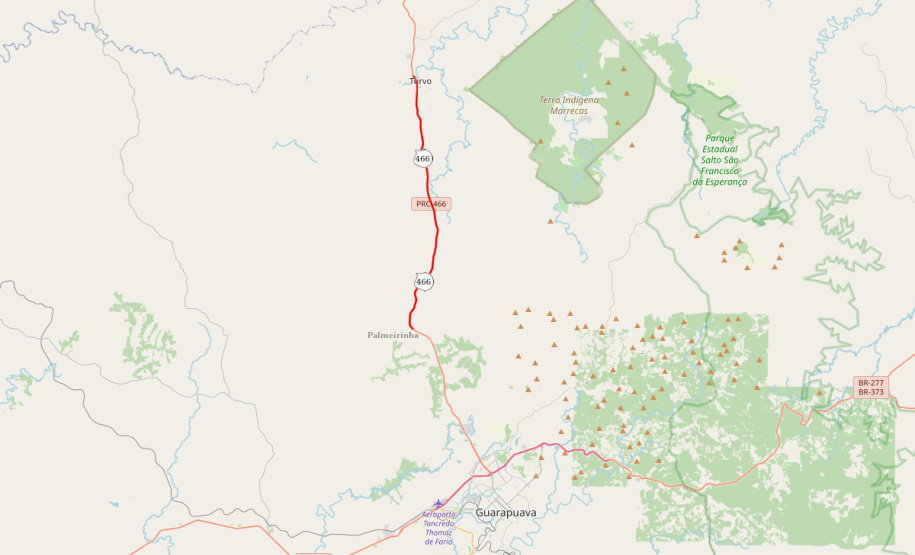 DER duplicação Turvo a Palmeirinha