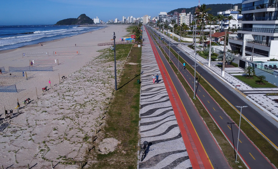 Novo boletim da orla: revitalização de Matinhos atinge 94,33% em junho