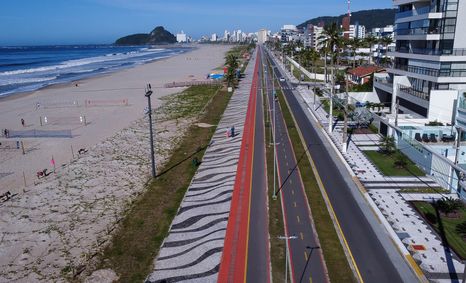 Novo boletim da orla: revitalização de Matinhos atinge 94,33% em junho