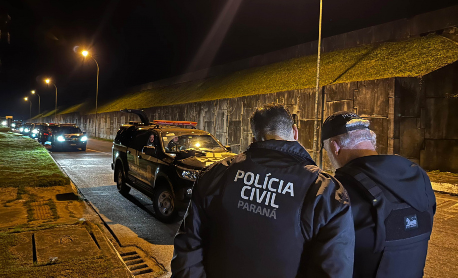 PCPR deflagra megaoperação contra o  no tráfico de drogas no litoral do Paraná