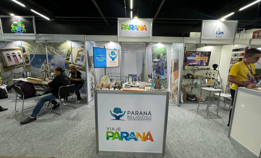 Paraná mostra seus atrativos de turismo religioso na maior feira do segmento do Brasil