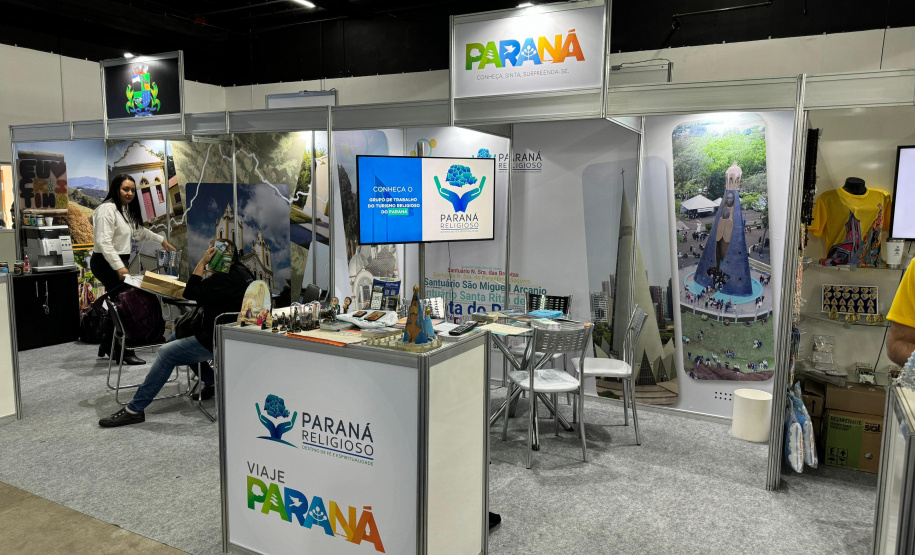 Paraná mostra seus atrativos de turismo religioso na maior feira do segmento do Brasil