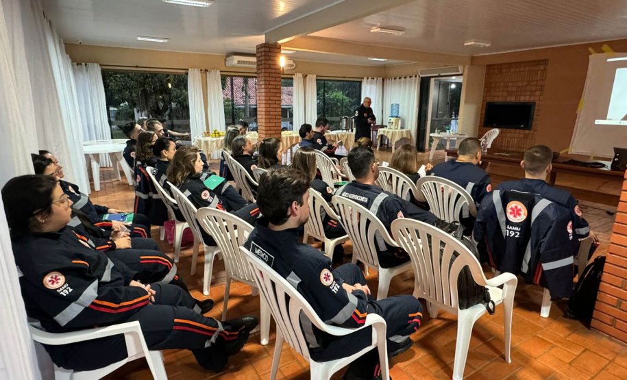 Sesa realiza curso de operador de suporte médico para atendimentos com helicópteros no Paraná