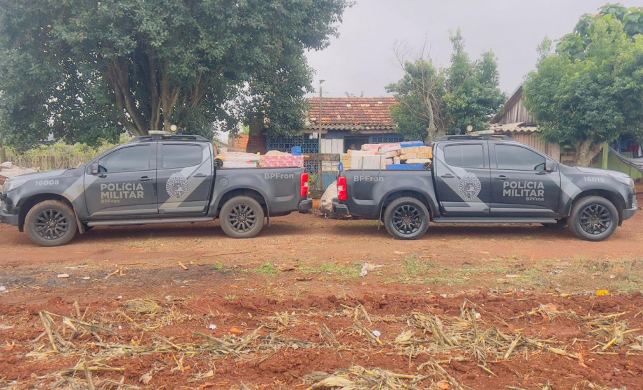 Policiais militares apreendem mais de 1,7 toneladas de substância análoga à maconha em Toledo