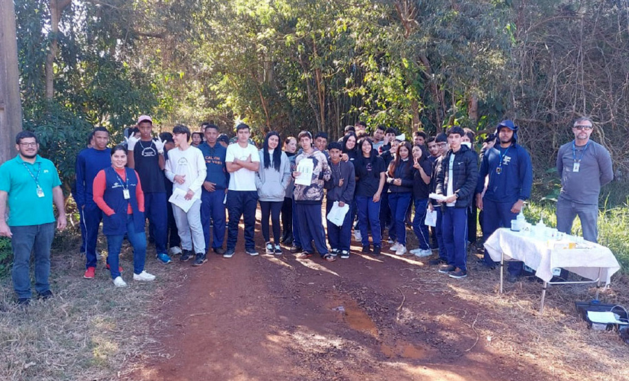 Projeto voltado para jovens mostra caminho da água da escola ao rio