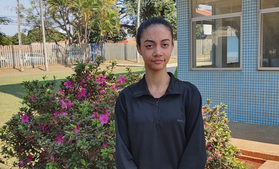 Jovens aprenderam uso correto da rede de esgoto e vão ensinar familiares - Sara Ferreira de Melo, da Escola Estadual de Floriano