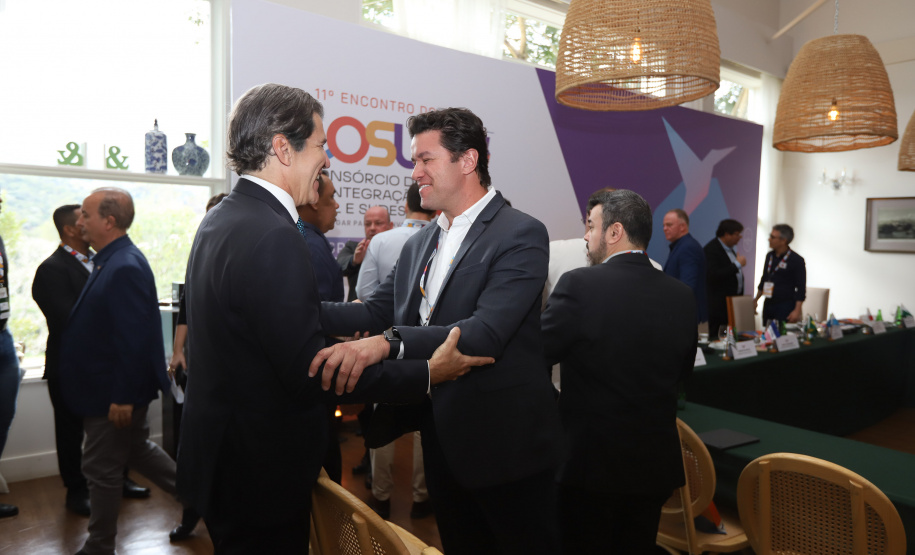 Grupo de Trabalho nesta sexta-feira (9) da 11ª edição do Consórcio de Integração Sul e Sudeste (Cosud), no Espirito Santo.