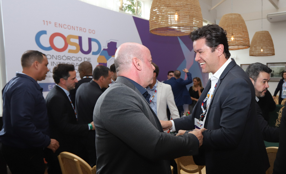 Grupo de Trabalho nesta sexta-feira (9) da 11ª edição do Consórcio de Integração Sul e Sudeste (Cosud), no Espirito Santo.