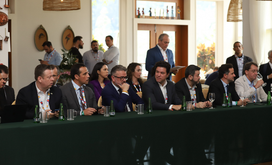 Grupo de Trabalho nesta sexta-feira (9) da 11ª edição do Consórcio de Integração Sul e Sudeste (Cosud), no Espirito Santo.