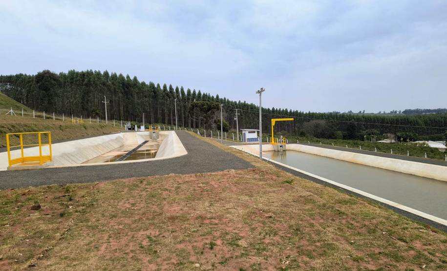 Lagoas de reaproveitamento da Sanepar permitem reúso da água na estação de tratamento de Ibaiti