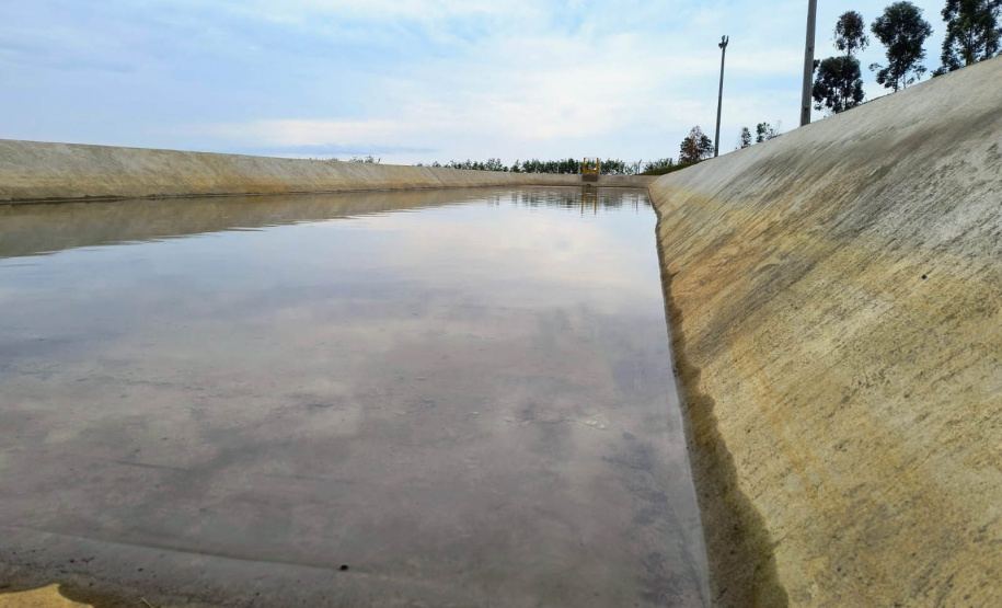 Lagoas de reaproveitamento da Sanepar permitem reúso da água na estação de tratamento de Ibaiti