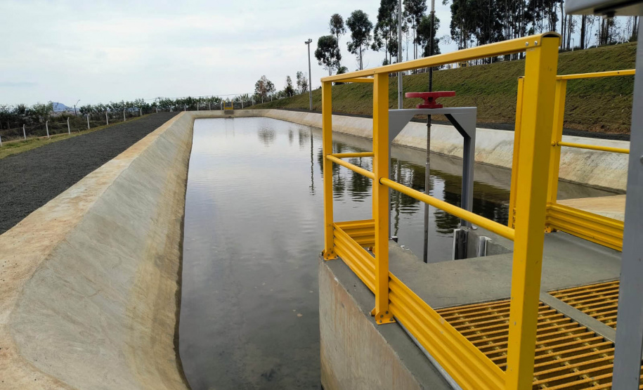 Lagoas de reaproveitamento da Sanepar permitem reúso da água na estação de tratamento de Ibaiti