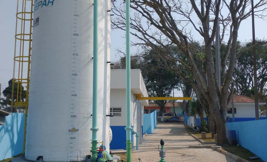 Sanepar amplia em 100% a produção de água tratada em Porto Amazonas